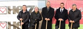 Baustart für das neue HERZ-Zentrallager im CCK Wirtschaftspark