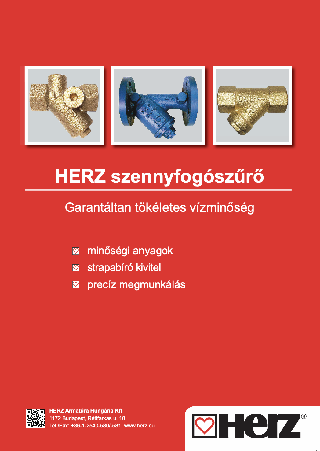 HERZ szennyfogószűrő